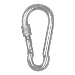 Safety carabiner with screw...